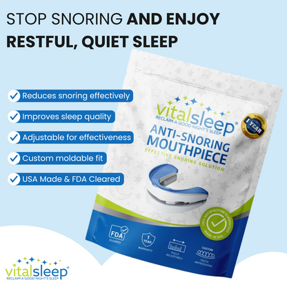 VitalSleep Adjustable Anti-Snoring Mouthpiece